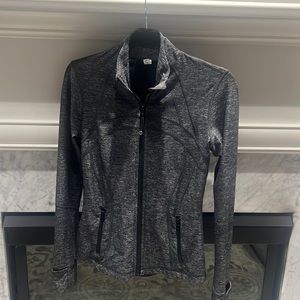 Lululemon Define Active Jacket Dark Gray/White - Workout Activewear Athletic- 6
